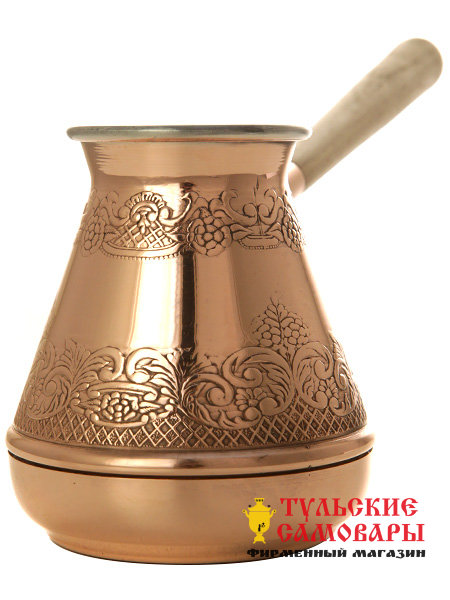 Медная турка для кофе Кольчугино фото 1 — Samovars.ru