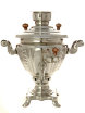 Электрический самовар 2 л никелированный арт. 103560 фото 1 — Samovars.ru